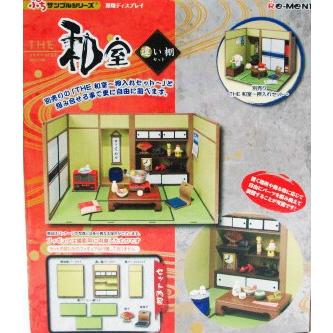 リーメント ぷちサンプル THE 和室 違い棚セット : アミュームショップ
