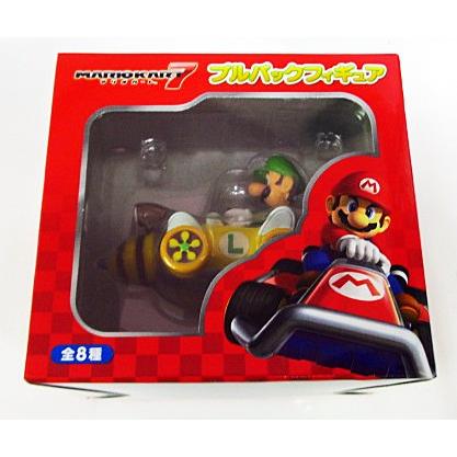 マリオカート7 プルバックフィギュア ルイージ : アミュームショップ