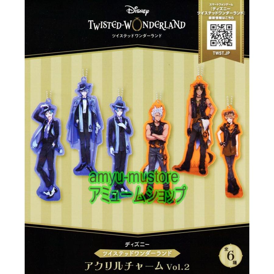 ディズニー ツイステッドワンダーランド アクリルチャーム vol.2 全5種