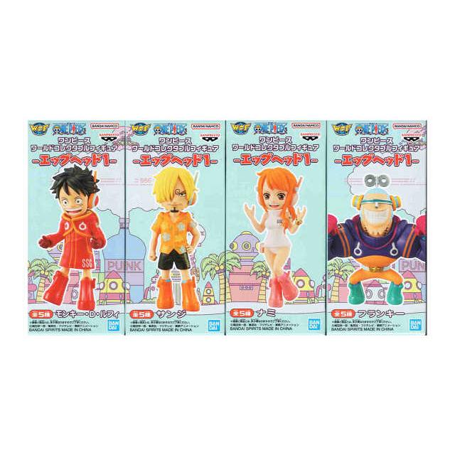 ワンピース ワールドコレクタブルフィギュア エッグヘッド1 4種セット