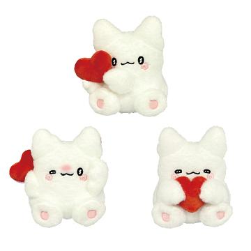 はなまるおばけ ハートいっぱいぬいぐるみ 全3種セット : アミューム
