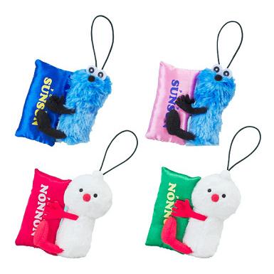 フリュー パペットスンスン おやすみピローマスコット 全4種セット