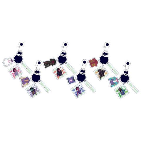 銀河特急 ミルキーサブウェイ アクリルキーホルダー 全6種セット