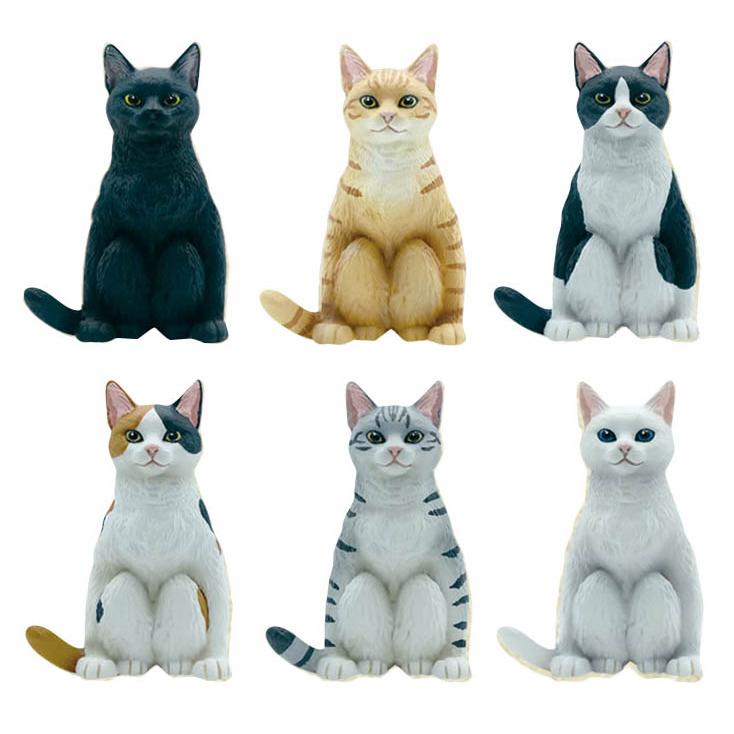 しゃがむねこ マスコットフィギュア ノーマル 全6種セット コンプ コンプリート C アミュームショップ 通販 Yahoo ショッピング