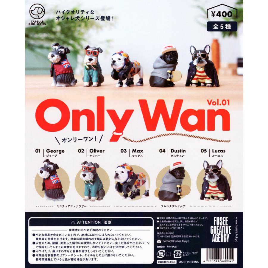 Only Wan vol.1 全5種セット コンプ コンプリート｜amyu-mustore