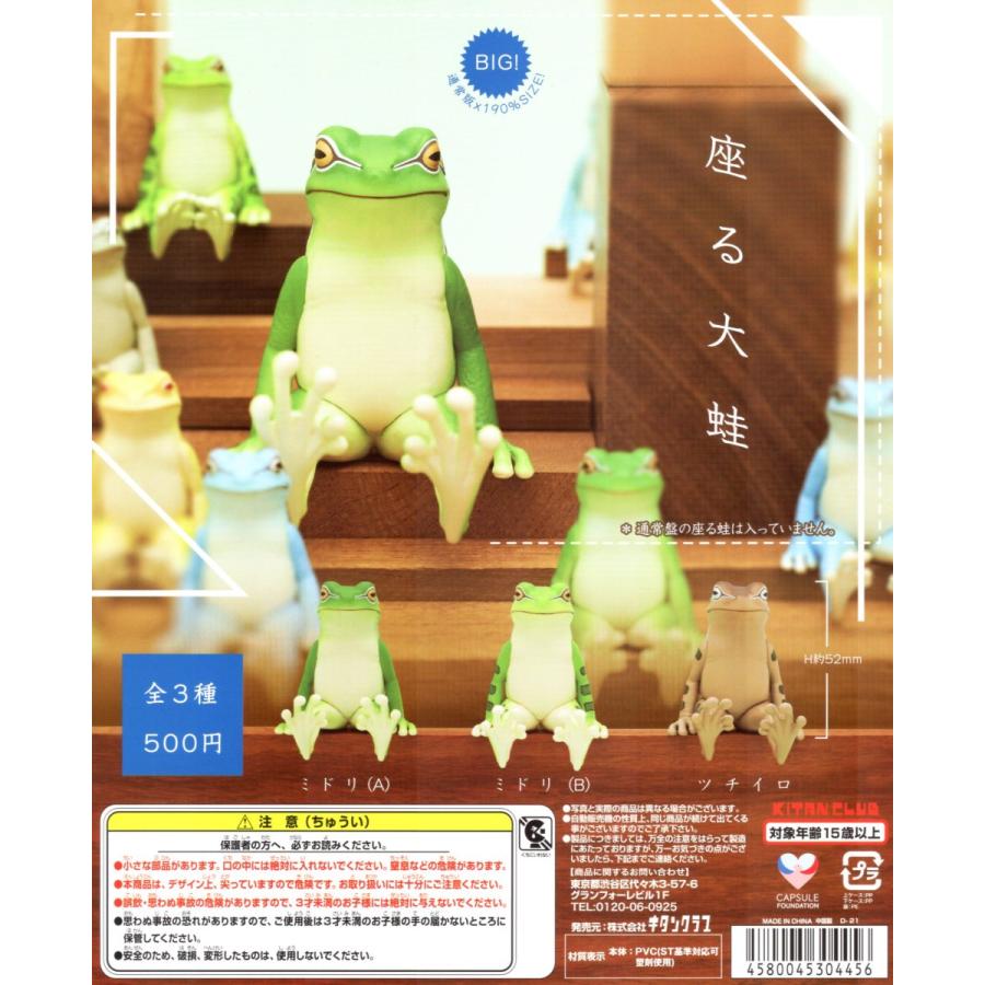 座る大蛙 全3種セット カエル ミニチュア コンプリートセット C アミュームショップ 通販 Yahoo ショッピング