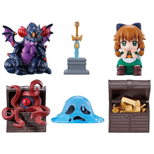 BANDAI（バンダイ） まちぼうけダンジョン 勇者と竜の城 全6種セット