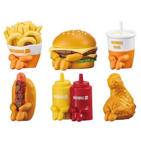 BANDAI まちぼうけ ハンバーガーショップの場合 その2 全6種