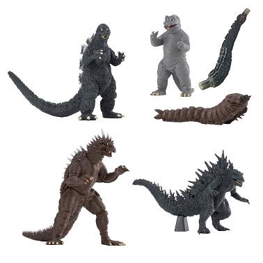BANDAI HGシリーズ ゴジラ モスラ対ゴジラ編 全4種セット コンプ