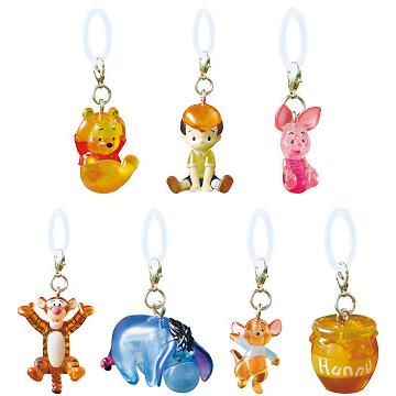 BANDAI Winnie the Pooh めじるしアクセサリー 全7種セット