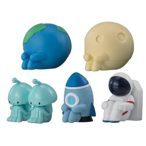 BANDAI（バンダイ） まちぼうけ 宇宙の場合 全5種セット コンプ