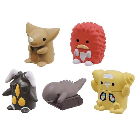 BANDAI（バンダイ） ならぶんです。 怪獣さん ウルトラ怪獣版 全5種