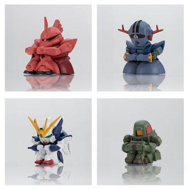 BANDAI（バンダイ） まちぼうけ ガンダムの場合4 全4種セット コンプ