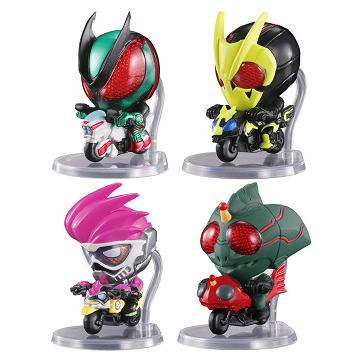 仮面ライダー アクションライド1.2.3フィギュア コンプリート BANDAI（バンダイ） @CTION RIDE アクションライド 仮面ライダー4 全4