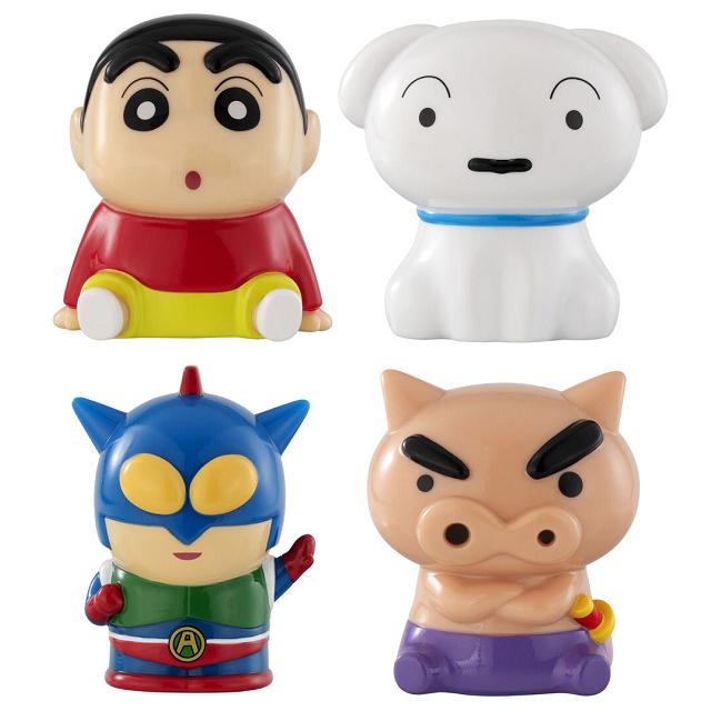 BANDAI（バンダイ） クレヨンしんちゃん ミニ貯金箱 全4種セット