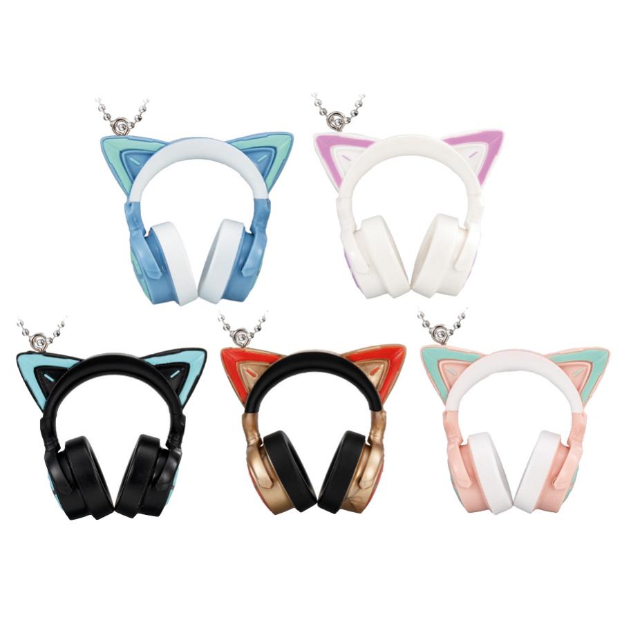 BANDAI（バンダイ） 猫耳ヘッドホン ミニチュアチャーム2 全5種セット