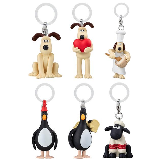 BANDAI（バンダイ） ウォレスとグルミット めじるしアクセサリー 全6種