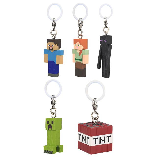 MINECRAFT めじるしアクセサリー スタンダード 全5種セット コンプ コンプリートセット（Yahoo!・アミュームショップ）