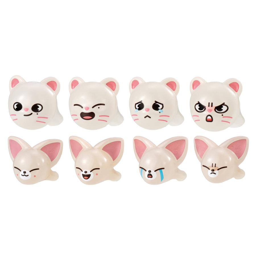 skzoo straykids ぷくっとリング 指輪 ガチャガチャ コンプリート SKZOO ぷくっとバースデークリアリング ～FoxI.Ny＆Jiniret