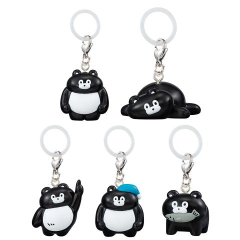 くまるくん キーホルダー 4点セット BANDAI（バンダイ） くまのまーくん めじるしアクセサリー 全5種セット