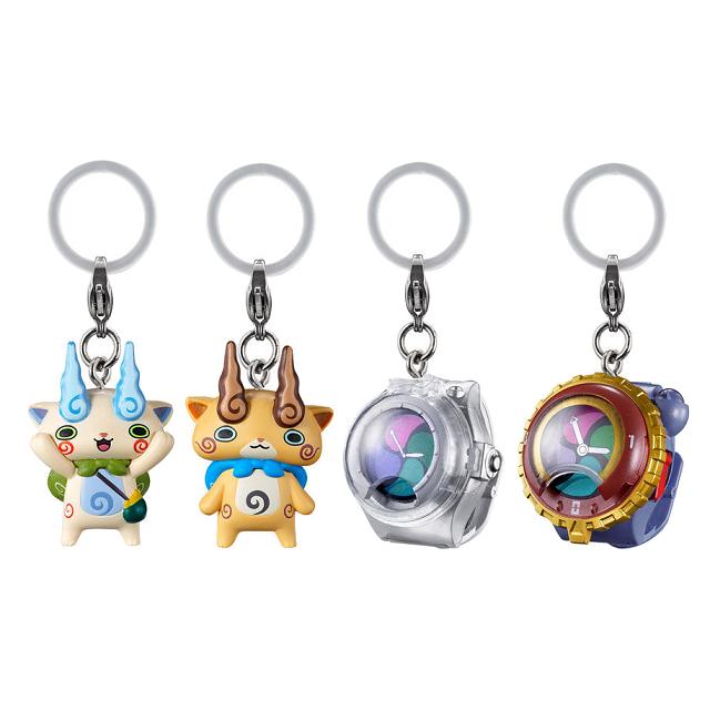 妖怪ウォッチ　めじるしアクセサリー　コンプリートセット BANDAI（バンダイ） 妖怪ウォッチ めじるしアクセサリー 4種セット
