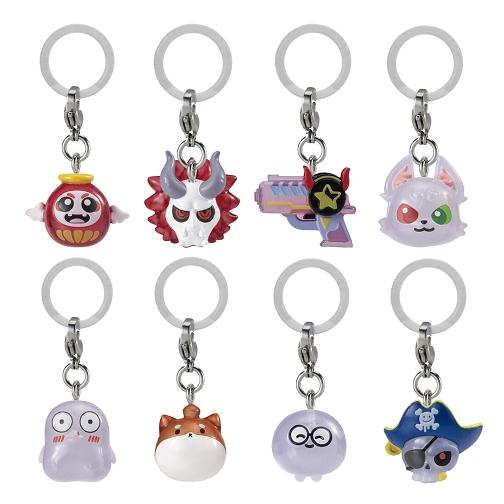 BANDAI（バンダイ） CRAZY RACCOON めじるしアクセサリー 全8種セット