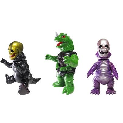 ありそうで無かった昭和のソフビ怪獣 3種セット : アミュームショップ