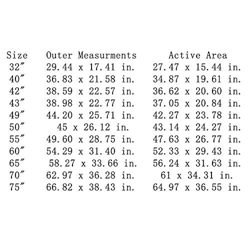 大人気 GreenTouch 50インチインタラクティブ10ポイントマルチタッチ赤外線タッチオーバーレイ、IRタッチスクリーンパネル、赤外線タッチフレームUSBフリードライバ 【QGW9282920012】(32401円)