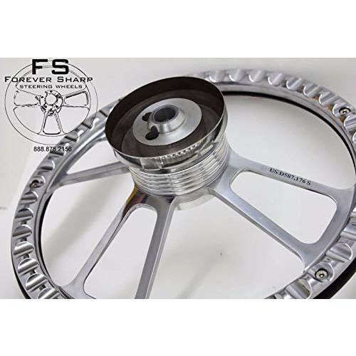 現品発送 シボレーGm対応ビレットマッスルステアリングホイール95-01セットシボレー刻角GMCトラック付 【LWH1004126988】(35048円)