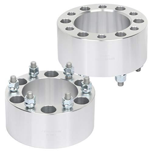cciyu 3インチホイールスペーサー6 x 5.5108 mmボア12 x 1.5 Lug Nuts Adapters for Passport for Ram 50 for Land