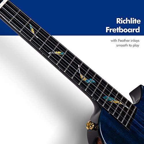 限定品 Enya Tenor Ukulele AcousticPlus PickupとDeluxe Ukulele Case (EUT-Feather Blue) を内蔵した全マホガニー製ウクレレ 【XUR2545430101】(88846円)