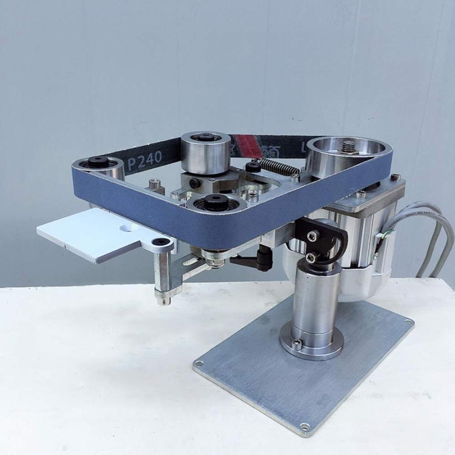 【通常品】 研磨ベルトマシンベルトサンダーポリッシャー研削盤ブラシレスモーター付小型縦・横家庭用ブラシレスベルト機械研磨・研磨定角開口V 【MYK1956867300】(68303円)