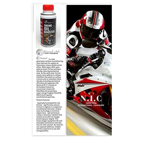 NanoLub IFWS 2 NanoLub Nano Engine Oil Additive Bike+ATV、IFWS 2超強力二硫化