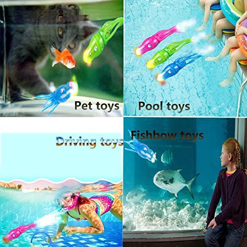 子供向け潜水プール玩具、電動タコプール潜水魚、魚雷サマートイ、水泳を学ぶ水泳トレーニングプールゲーム、子供と大人向けイカ水中ダイブプール湖玩具 (8 子供向け潜水プール玩具 電動タコプール潜水魚 魚雷サマートイ 水泳を学ぶ水泳トレーニングプールゲーム 子供と大人向けイカ水中ダイブプール湖玩具