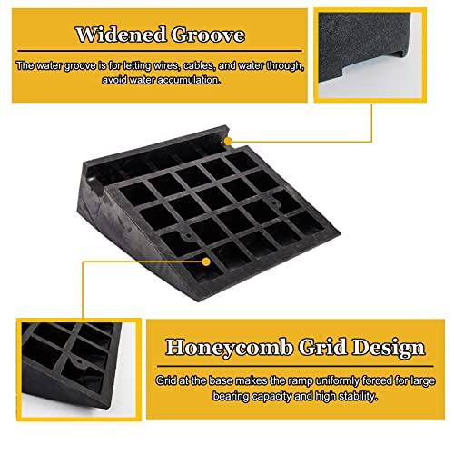 【値下げ・名盤】 縁石スロープ3インチ/4インチ/5インチ/6インチライズ、40インチ幅広重量ゴム製ステップ、戸口、車道、歩道用車いす敷居スロープ(カラー:高さ、サイズ:16 cm 【L1095987895】(38255円)