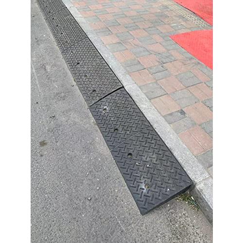 【値下げ・名盤】 縁石スロープ3インチ/4インチ/5インチ/6インチライズ、40インチ幅広重量ゴム製ステップ、戸口、車道、歩道用車いす敷居スロープ(カラー:高さ、サイズ:16 cm 【L1095987895】(38255円)