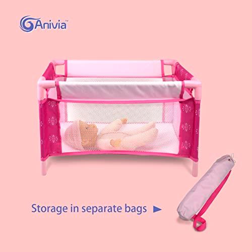 ANIVIA 5 PCsベビーカーセット・ベビーカーアクセサリーセット人形用ベビーカー・人形用ベビーベッド・あそびマット・餌付け玩具・オムツ袋・保育役あそびセ ANIVIA PCsベビーカーセット・ベビーカーアクセサリーセット人形用ベビーカー・人形用ベビーベッド・あそびマット・餌付け玩具・オムツ袋・保育役あそびセ P1497744412(13319円)