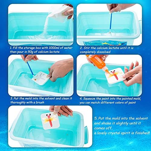 HATAKマジックウォーターエルフキット、ハンドメイド水玩具、アクアフェアリージェルトイ、アニマルキット用ウォーターエルフビーズ、男の子女の子用知育玩 HATAKマジックウォーターエルフキット ハンドメイド水玩具 アクアフェアリージェルトイ アニマルキット用ウォーターエルフビーズ