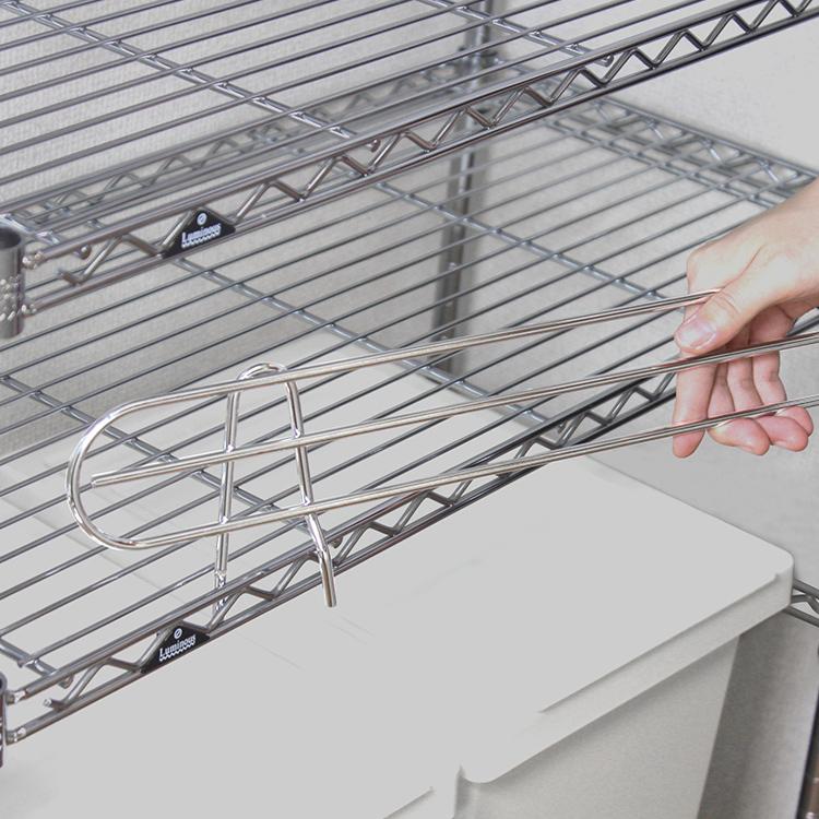 Luminous スチールラック ラック サポート棚 落下防止 スチール