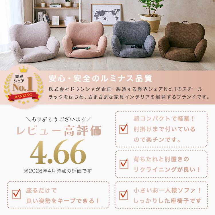 DOSHISHA（ドウシシャ） ゲーミング 座椅子 肘掛け付き かわいい