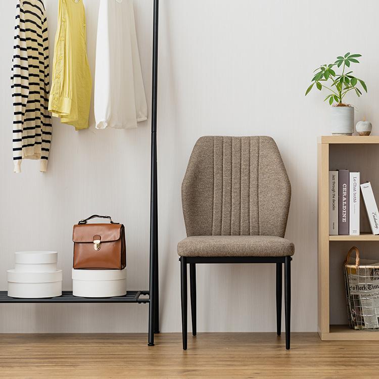 Luminous ダイニングチェア 1脚 おしゃれ ハイバック 低め シンプル