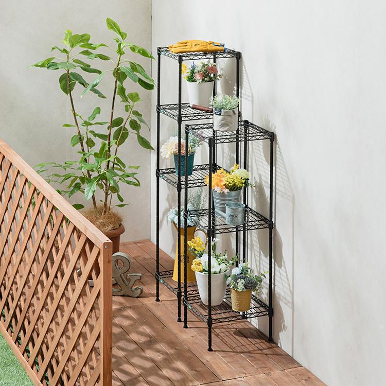 Luminous プランタースタンド ベランダ 棚 ラック おしゃれ 外置き