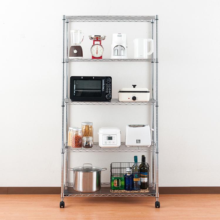 DOSHISHA（ドウシシャ） スチールラック 幅120 奥行45 高さ180cm 5段