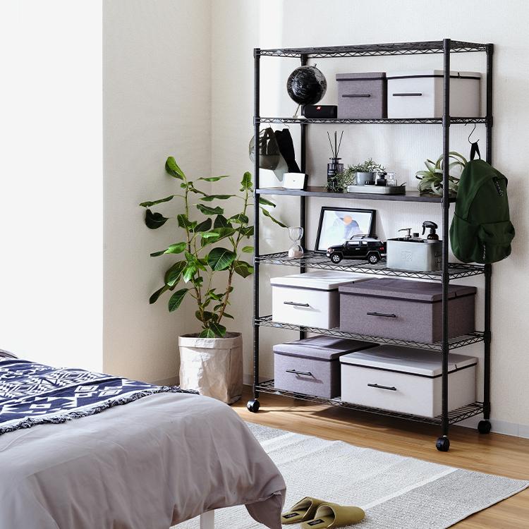 Luminous 収納ボックス ファブリックボックス 収納箱 グレー