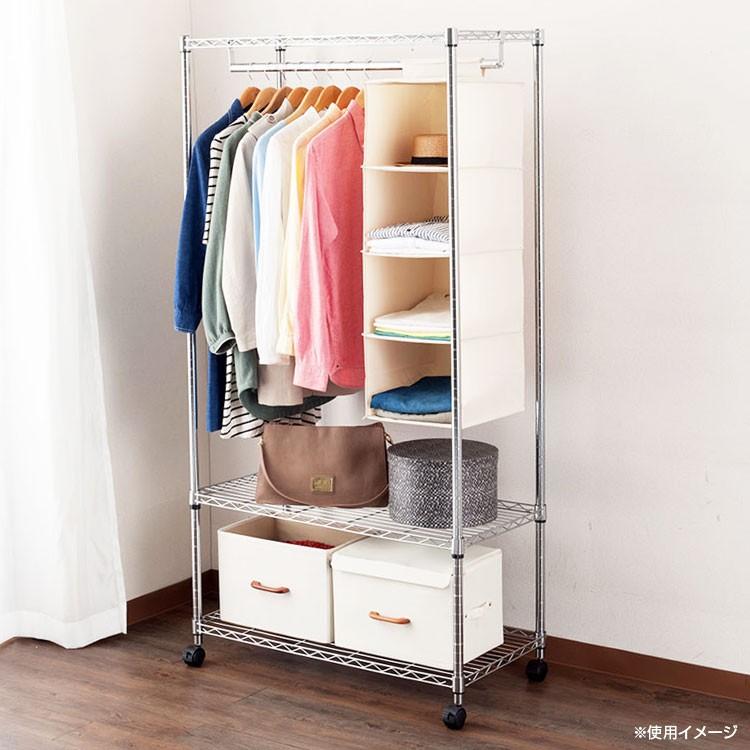 Luminous ルミナス スチールラック パーツ 収納ホルダー 4段 幅30 奥行