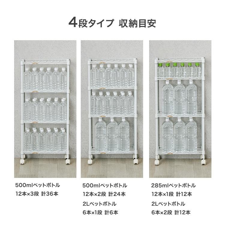 Luminous スチールラック ペットボトルラック スリム おしゃれ 幅20 5
