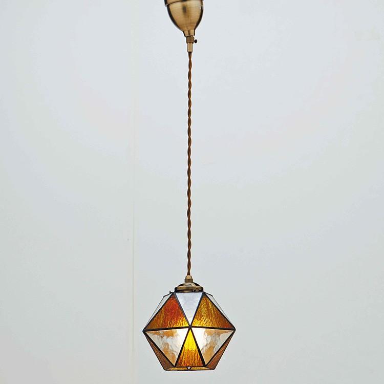 INTERFORM（インターフォルム） ペンダントライト 1灯 ステンドグラス