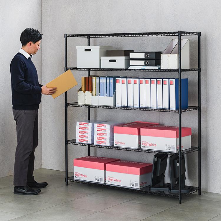 ドウシシャスチールラック ZSH-12154 +ハーフシェルフ2枚付き ドウシシャスチールラック ZSH-12154 +ハーフシェルフ2枚付き