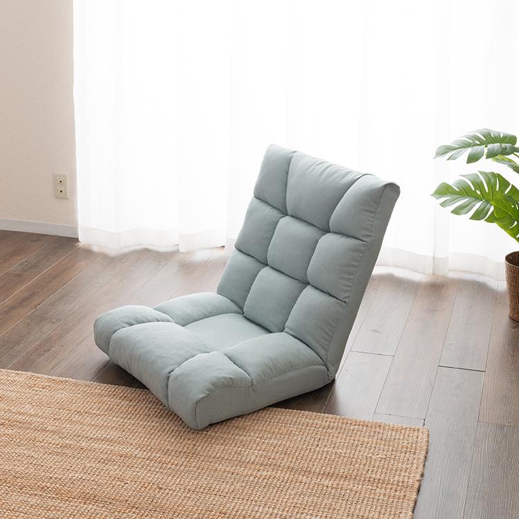 DOSHISHA 座椅子 ハイバック リクライニング ワイド 折りたたみ