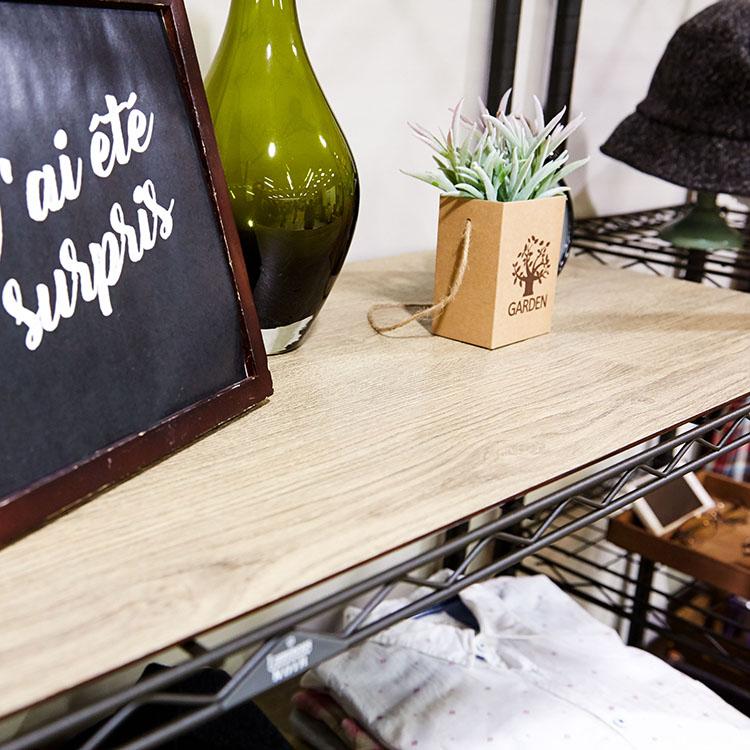 Luminous ラック パーツ ウッドシート 棚板用シート 幅110 奥行40